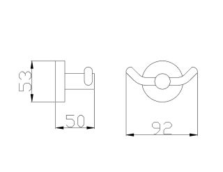 Двойной крючок Rav Slezak Colorado COA0102Z Золото